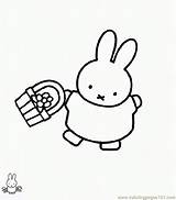 Miffy Coloring Pages Printable Character Cartoon Color Nijntje Sheet Popular Coloringhome Kids Carry Bag sketch template