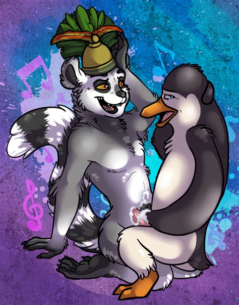 rule 34 frottage furry only gay julian king kowalski lemur male no humans penguin ringtail