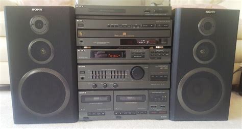 sony compact  fi stereo system turntable casette deck  disc cd pl  glenrothes fife