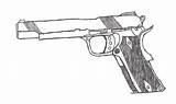 M1911 Drawing Paintingvalley sketch template