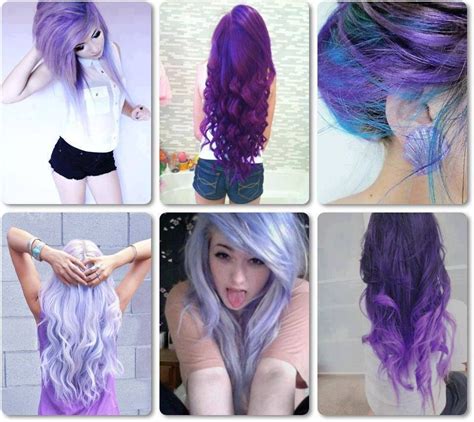 Violet Hair Lilac Hair Blue Hair Funky Hairstyles Pretty Hairstyles