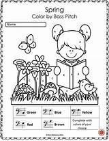 Music Coloring Worksheets Dynamics Pages Spring Sheets Kids Color Theory Piano Notes Symbols Pitch Activities Choose Board Symphony Instrument sketch template