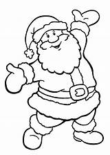 Santa Claus Coloring Pages Chiristmas Christmas Colouring Printable Clause Kids Preschool Toddler Comment First sketch template