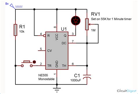 electrical timer circuit diagram