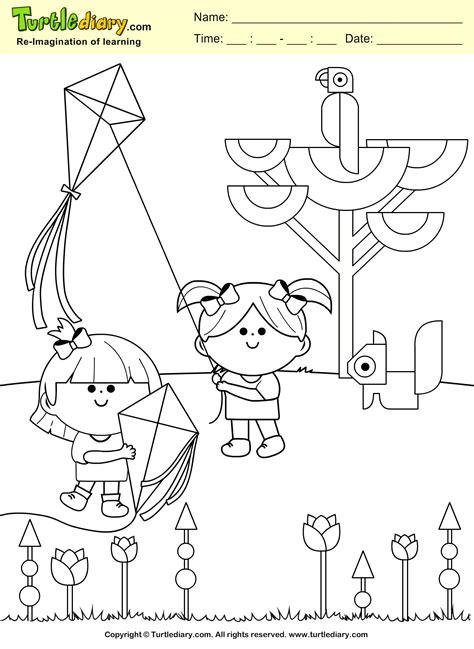 kite coloring page coloring sheet coloring pages spring coloring