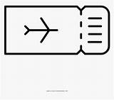 Ticket Coloring Plane Pages Template Avion sketch template