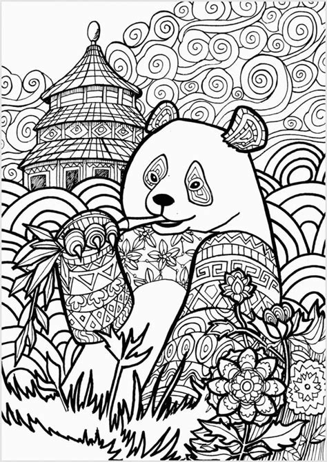 cute animal coloring pages  adults scenery mountains