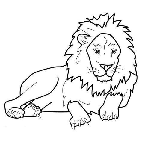 lion template animal templates