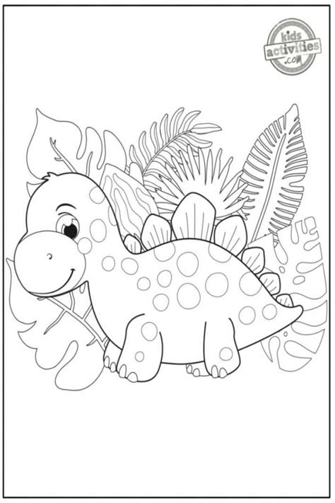 cute dinosaur coloring pages  print kids activities blog