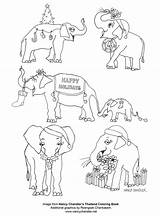 Coloring Nancy Christmas Elephant Chandler sketch template