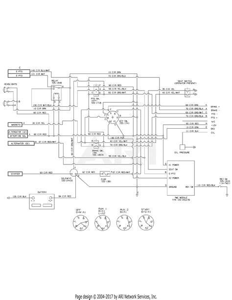 troy bilt super bronco mower wiring diagram wiring diagram
