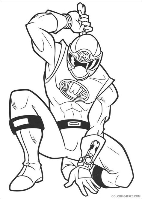 power ranger coloring pages red ninja storm coloringfree