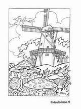 Kleurplaten Kleurplaat Volwassenen Molen Herfst Windmill Moeilijk Kleuteridee Landschappen Paddestoelen Landschap Downloaden Uitprinten Kleurboek Bezoeken Gahakalaibb sketch template