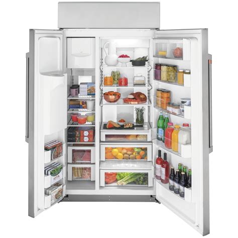 ge appliances cafe  smart built  side  side refrigerator  dispenser sheelys