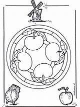 Mela Apfel Manzanas Mandalas Kindermandala Pommes Nukleuren Malvorlagen Kindermandalas Publicidad Anzeige Advertentie Pubblicità Publicité sketch template