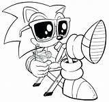 Tails Coloring Pages Sonic Printable Classic Color Getcolorings sketch template