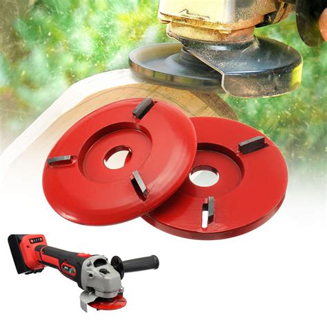 angle grinder disc mm diameter mm bore red power wood carving disc angle grinder attachment