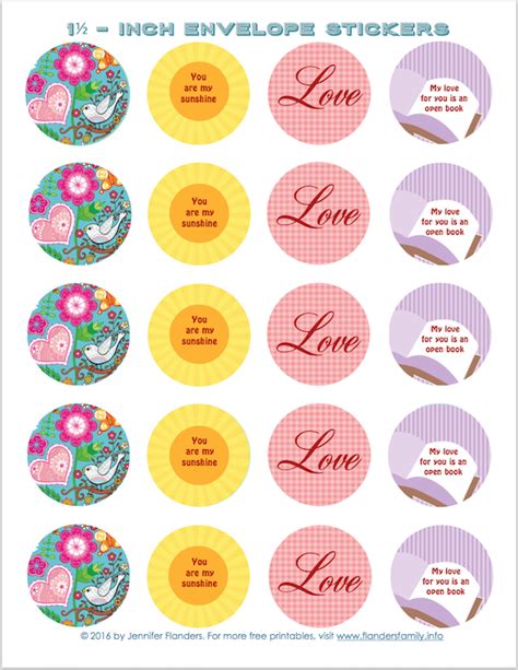 printable valentine stickers valentines printables