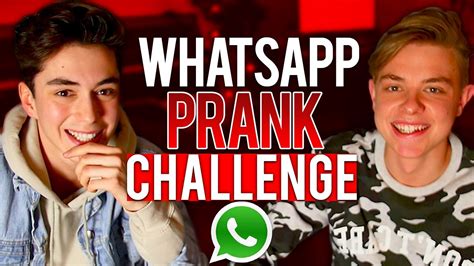 Whatsapp Prank Challenge Mit Jonas Youtube