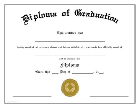 diploma  graduation certificate template  fillable