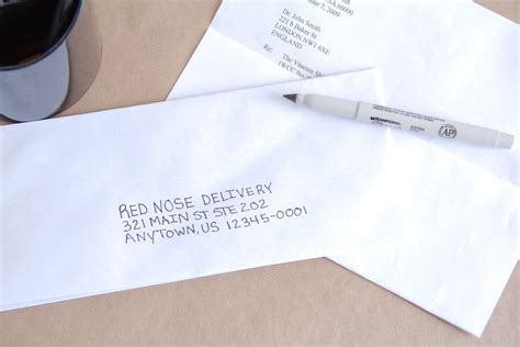 write  professional mailing address   envelope