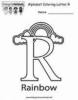 Letter Printable Worksheets Worksheet Coloring Alphabet Kindergarten Pages Preschool Kids Things Rr Activities English Color Great Sheet Letters Fun Tracing sketch template