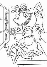 Randall Kolorowanki Mike Boggs Colouring Potwory Monsters Spółka 4kids Dzieci sketch template