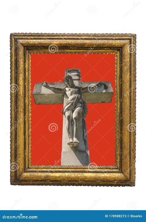 jesus christ   cross picture   frame stock image image  resurrection cosmos
