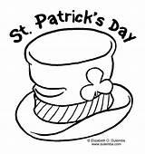Coloring Pages March Printable Library Clipart Patrick Hat St sketch template