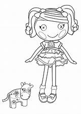 Lalaloopsy Coloring Pages Paper Printable Dolls Stamps Activities Books Momjunction sketch template