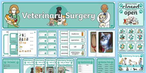 vets surgery role play pack vet surgery vets role play display