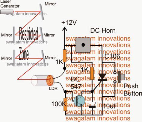 simple burglar alarm circuits  protecting  homeoffice  theft  images