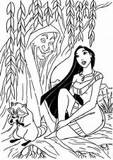 Pocahontas Meeko Weeping Racoon sketch template