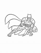 Batman Coloring Pages Superman sketch template