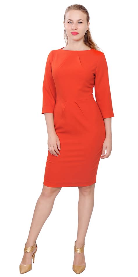 Womens Elegant Classy Work Dress Office Business Long