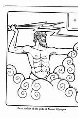 Zeus Gods Designlooter Olymp sketch template