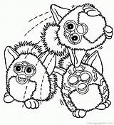 Furby Furbie 2046 Ausmalbilder Kleuren sketch template