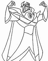 Coloring Pages Zurg Emperor Toy Story Lightyear Robots Buzz Kids Disimpan Dari Angry sketch template
