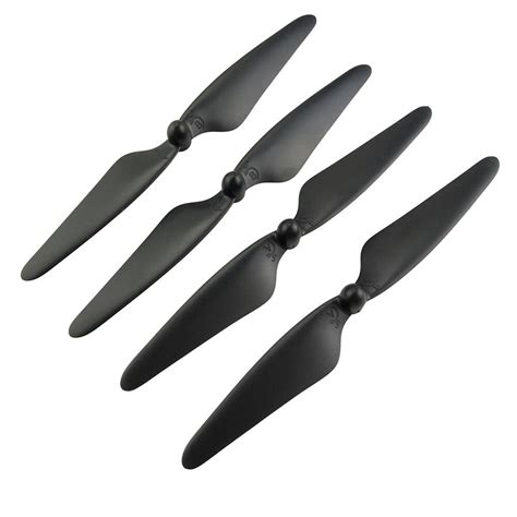 pcs propellers  mjx  bugs rc quadcopter drone red main blades propellers spare parts drop