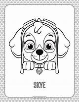 Patrol Skye Coloringoo Pup sketch template