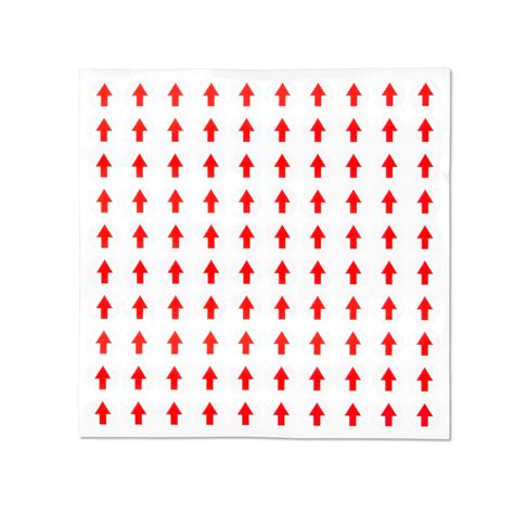 buy red arrow stickers    circle small red arrow sticker