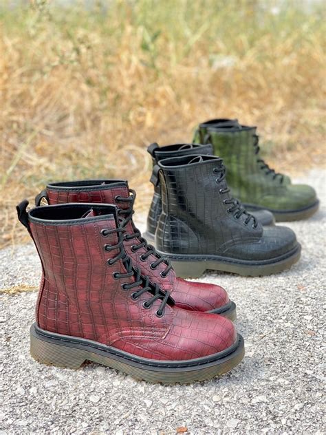 croco boots boots combat boots dr martens boots