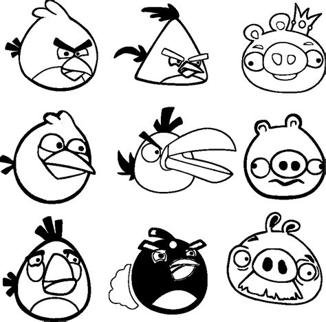 dibujo  colorear de los angry birds ideas consejos
