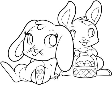 bunny  drawing  getdrawings
