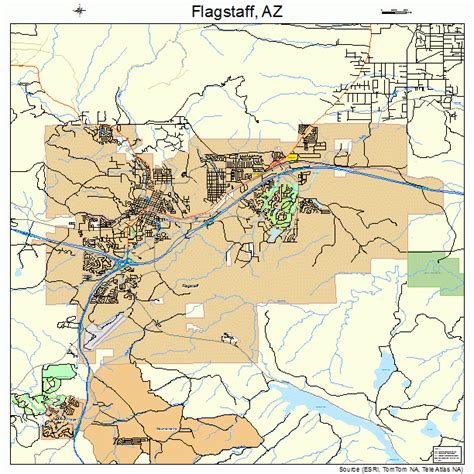 flagstaff arizona street map