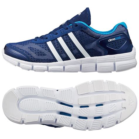 adidas mens climacool fresh running shoes bluewhite tennisnutscom