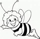 Abeja Abejas Lebah Mewarnai Colorir Abelhinha Bee Bumblebee Primavera Dibujar Abelha Páginas Abejitas Abella Voando Maia Volando Felices Chachipedia sketch template