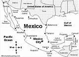 Mexico Map Geography Quiz Enchantedlearning Capital Worksheet Cities Worksheets Kids City Spanish Major Printable America Label Maps Pages Grade Simple sketch template