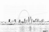 St Arch Louis Drawing Sketch Paintingvalley Drawings Pencil sketch template
