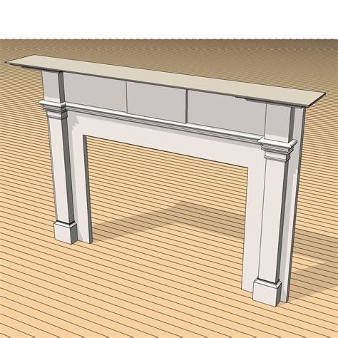 building revit family fireplace mantel historical